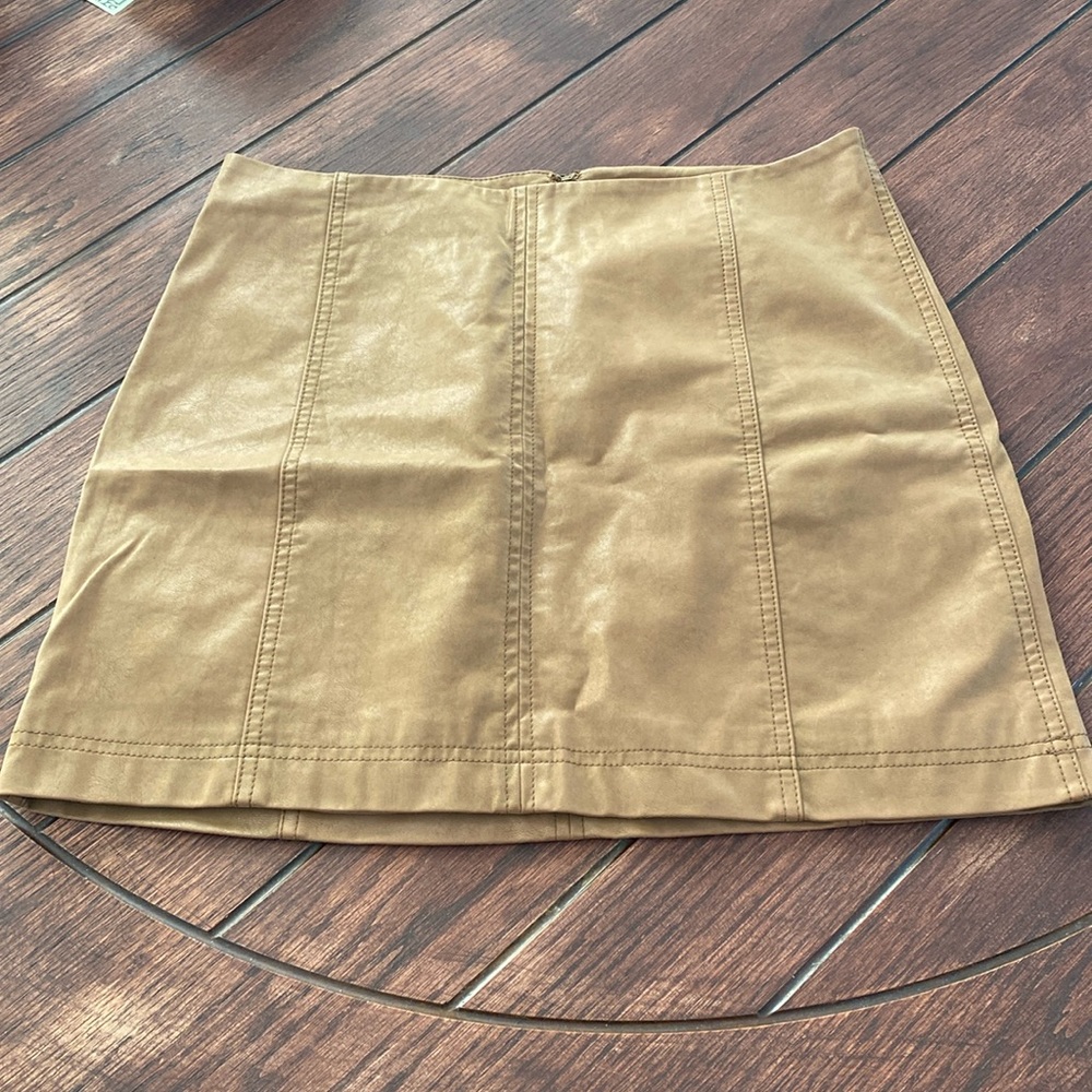 Free People Modern Femme Vegan Suede Miniskirt